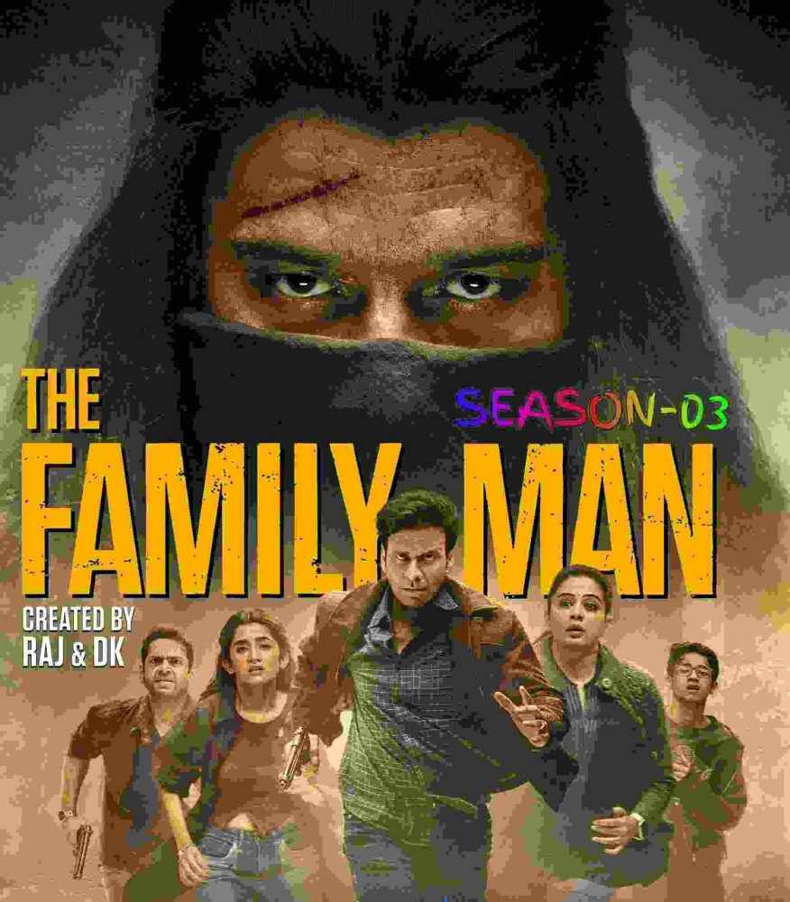Free The Family Man S03 (2025) Hindi Completed Web Series HEVC ESub
